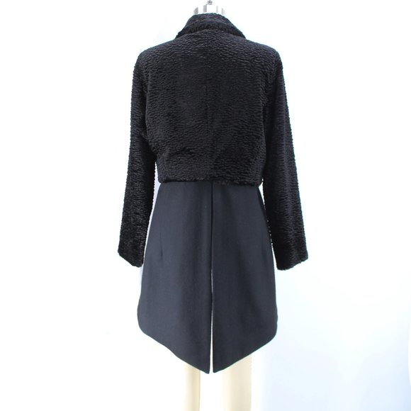 Black Tailored Blazer with Classic Collar - Picture 4 of 11